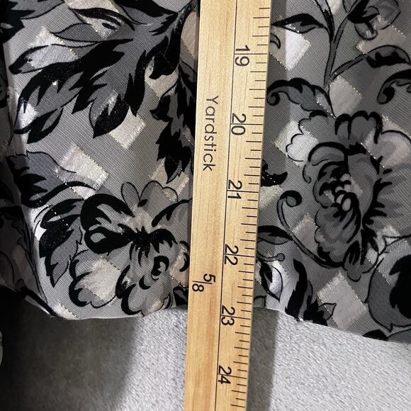 Vintage Ann Hobbs For Cattiva Blouse Fancy Womens M* Neiman Marcus Peplum Lined - Picture 8 of 11